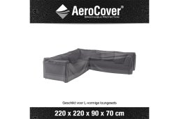 AeroCover | Loungesethoes 220 x 220 x 90 x 70(h) cm | L-vorm